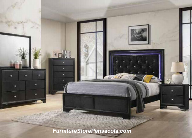 Micah Bedroom Suite, King, Queen, Full or Twin CK Rail 